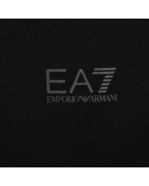 EA7 Black Emporio Armani Dynamic Ventus7 T Shirt for men