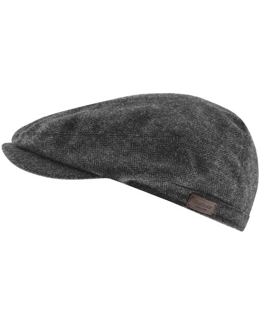 Barbour Gray Barlow Flat Cap for men