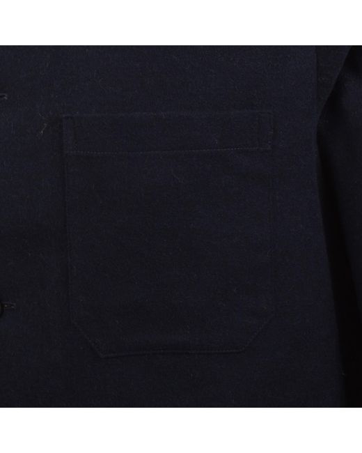 BOSS BUSINESS Blue Boss Cai Overshirt Dark for men