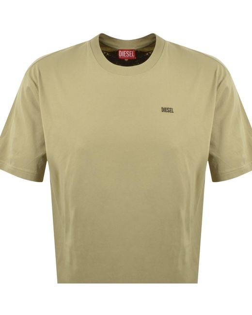 DIESEL Green T Boggy V3 T Shirt for men