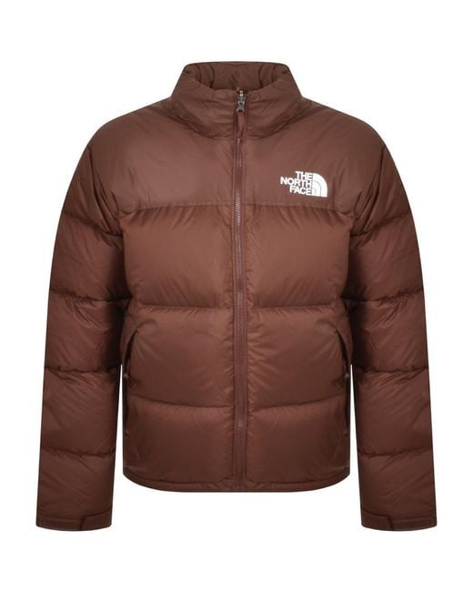 The North Face Nuptse Jacket in Brown for Men Lyst UK