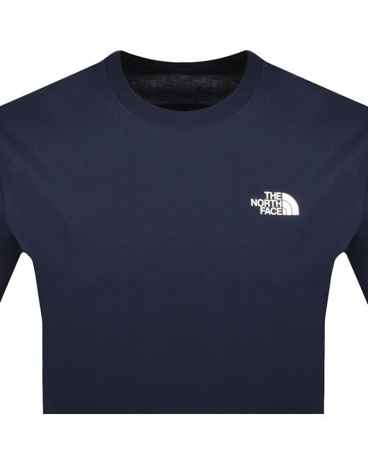 The North Face Blue Evolution Box T Shirt for men