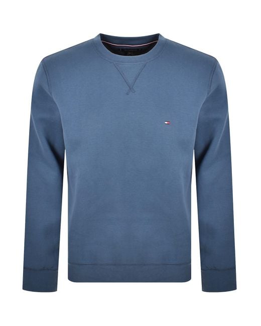 Tommy Hilfiger Blue Essential Fleece Sweatshirt for men