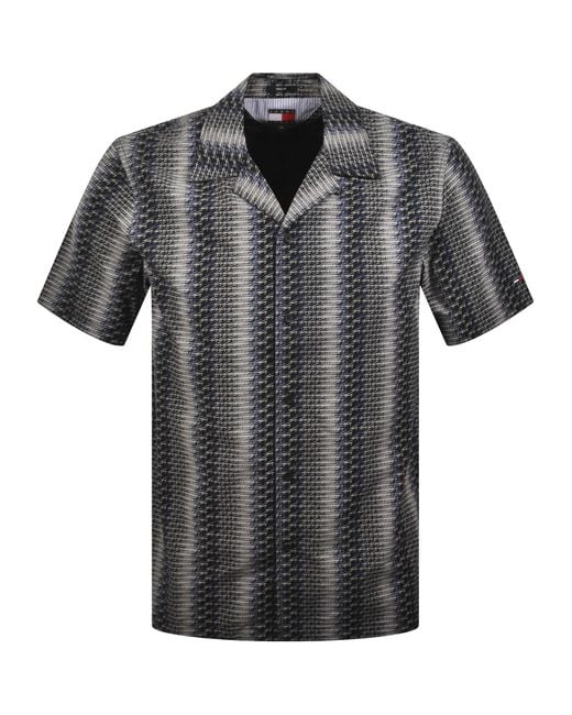 Tommy Hilfiger Gray All Over Print Shirt for men