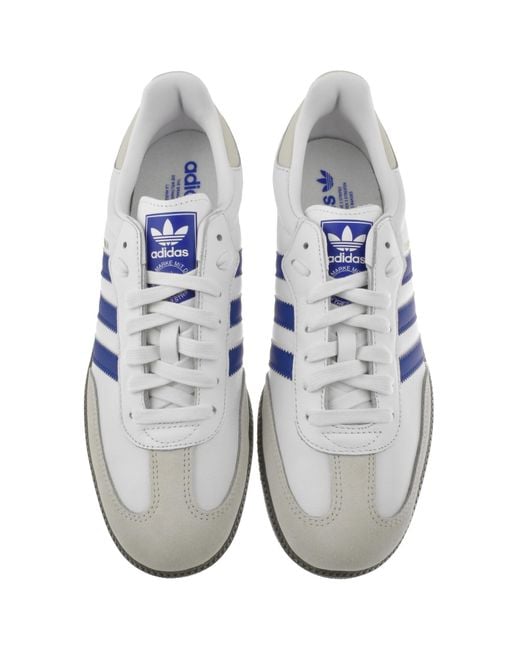 Adidas Originals Blue Samba Og Trainers for men