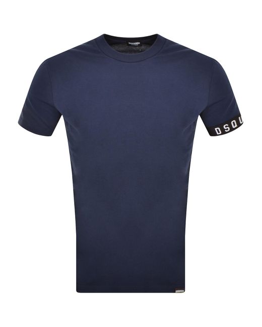 DSquared² Blue Band T Shirt for men