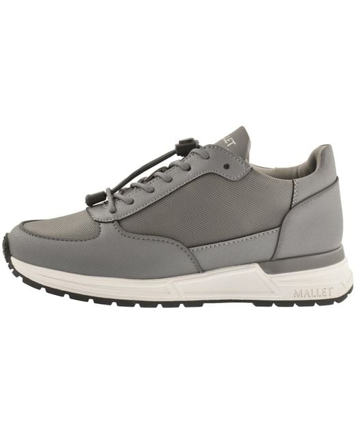 Mallet Gray Popham Lite Trainers for men