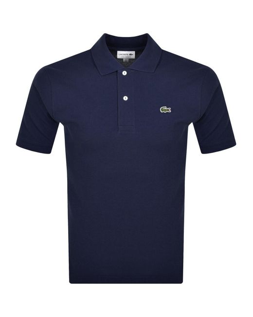 Lacoste Blue Short Sleeved Polo T Shirt for men