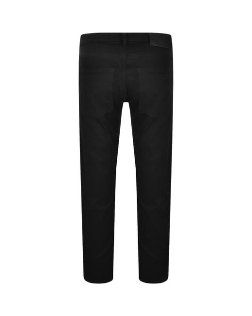 Armani Black Emporio J45 Regular Fit Jeans for men