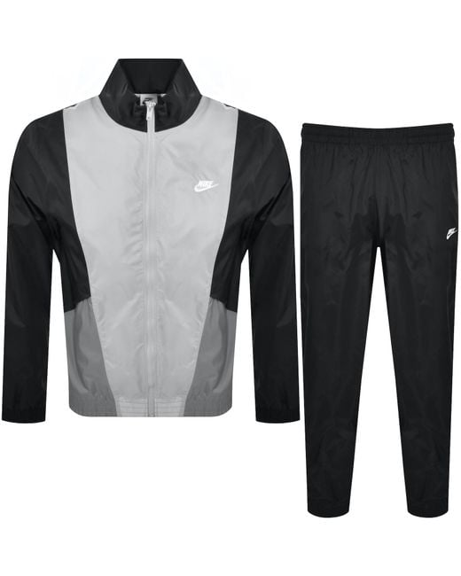Nike Black Club Woven Tracksuit for men