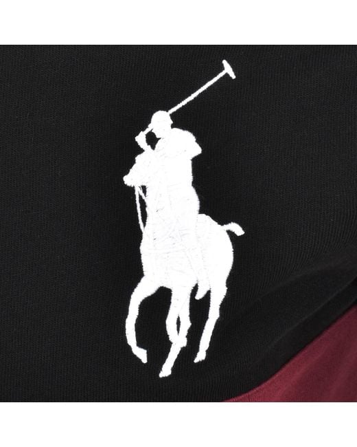 Ralph Lauren Black Crew Neck Slim Fit T Shirt for men