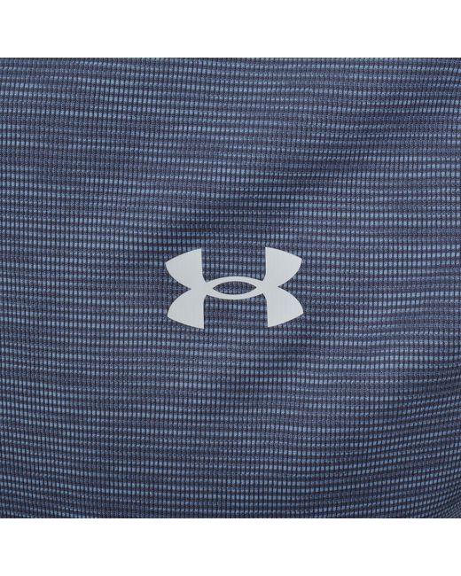 Under Armour Blue Tech Textured T Shirt for men