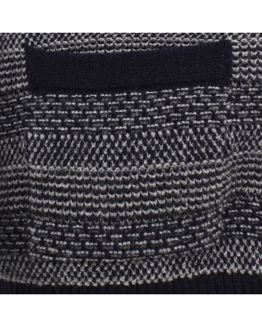Barbour Gray Helmsley Full Zip Knitted Jumper for men