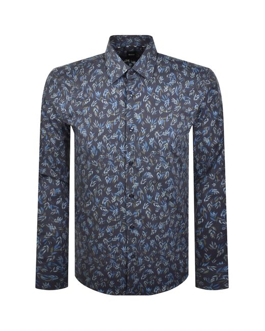 BOSS BUSINESS Blue Boss C Joe Kent Shirt for men