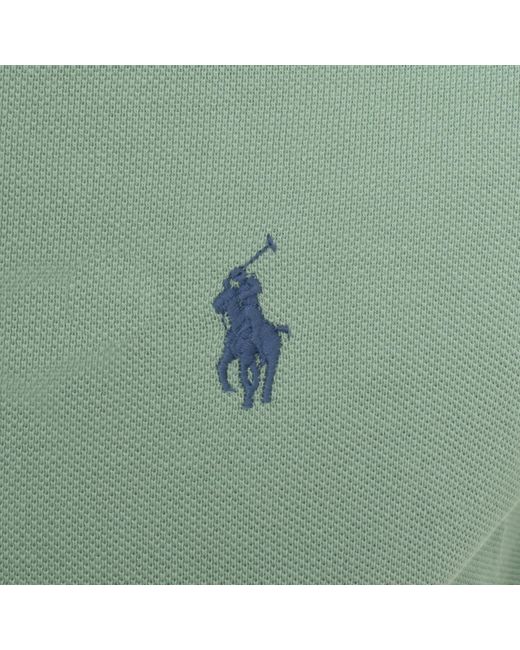 Ralph Lauren Green Custom Slim Polo T Shirt for men
