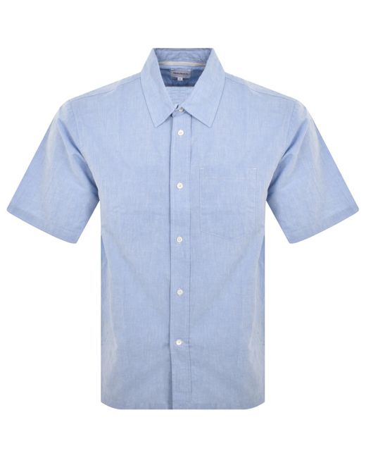 Norse Projects Blue Ivan Relaxed Fit Shirt for men