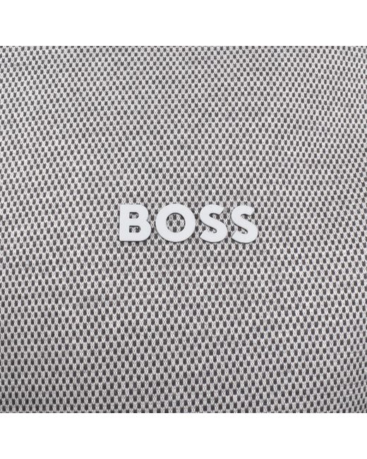 Boss Gray Boss B Motion Long Sleeve Shirt for men