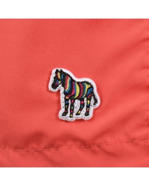 Paul Smith Red Zebra Swim Shorts for men