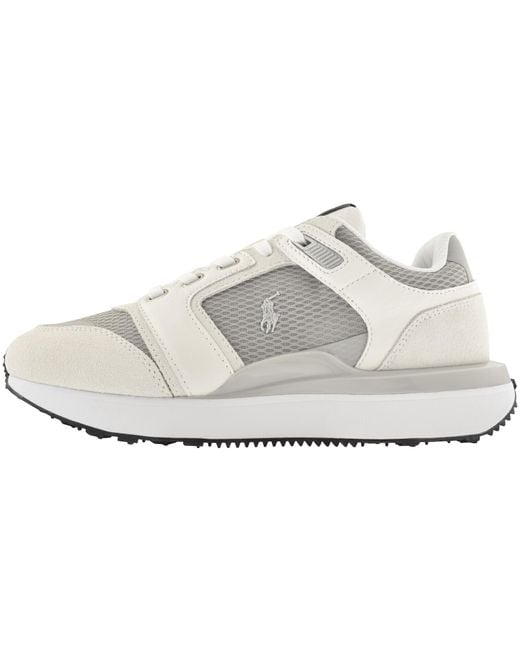 Ralph Lauren White Train 89 Trainers for men