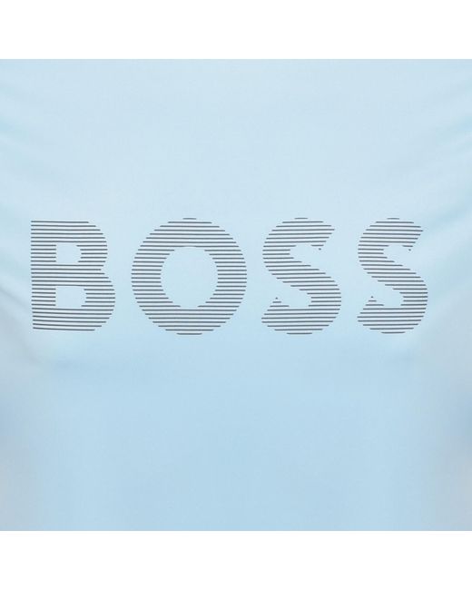 Boss Blue Boss Active T Shirt Light Pastel for men