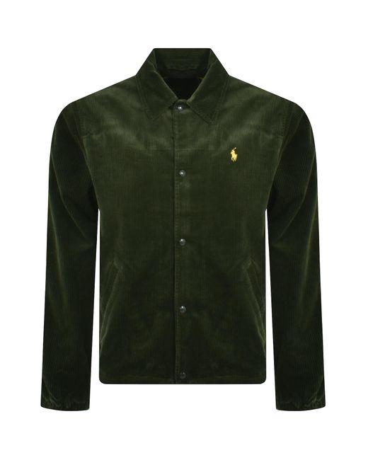 Ralph Lauren Green Coachs Jacket for men