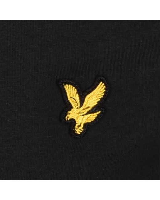 Lyle & Scott Black Pullover Hoodie for men