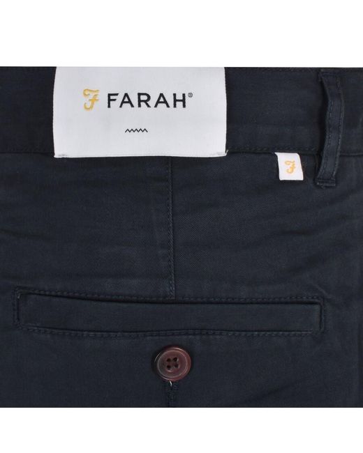 Farah Blue Hawk Chino Shorts for men