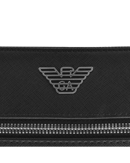 Armani Black Emporio Messenger Bag for men