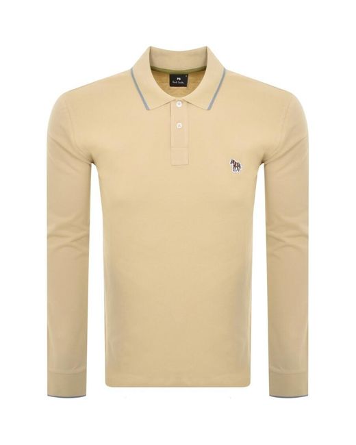 mens paul smith long sleeve polo