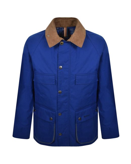 Barbour Blue X Paul Smith Sugarlump Bedale Jacket for men