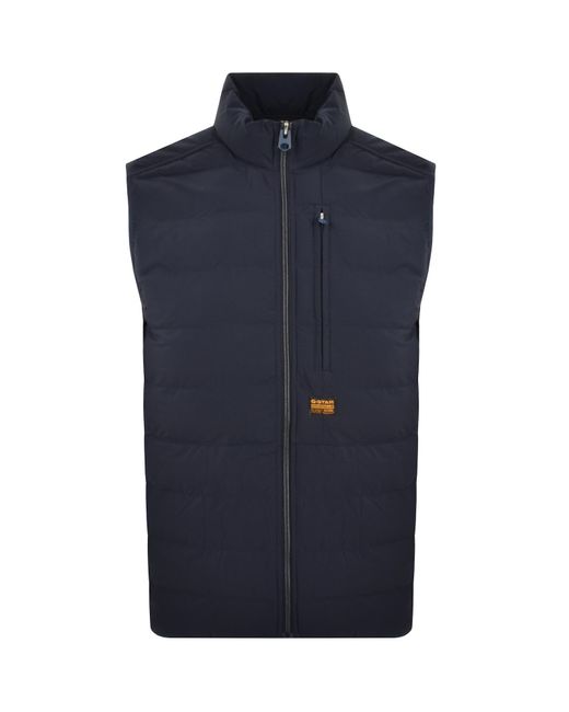G-Star Blue G-Star Foundation Liner Gilet for men