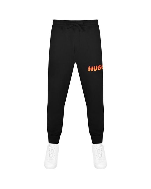 HUGO Black Drada jogging Bottoms for men