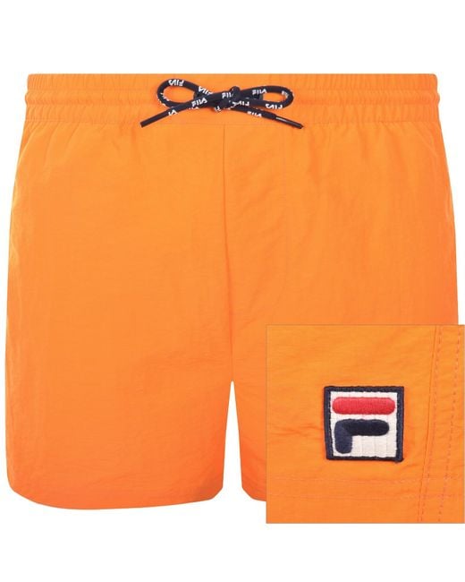Fila Orange Artoni Swim Shorts for men