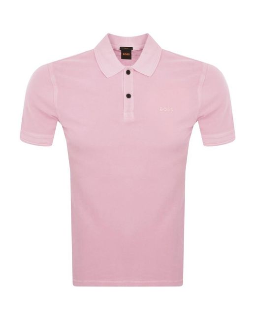 Boss Pink Boss Prime Polo T Shirt for men