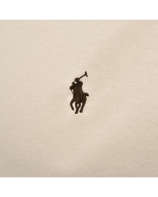 Ralph Lauren Natural Logo Crew Neck T Shirt for men