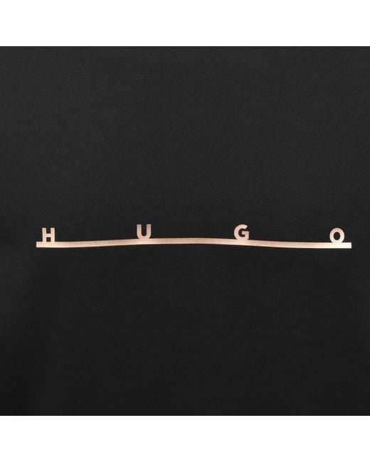 HUGO Black Datri Sweatshirt for men