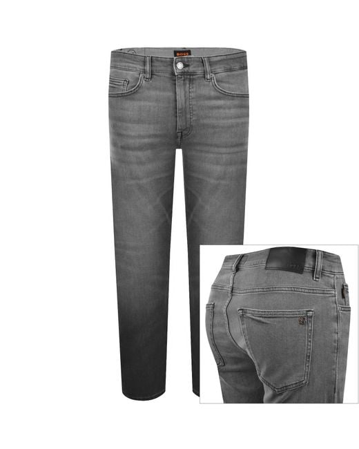 Boss Gray Boss Delaware Slim Fit Jeans Medium for men