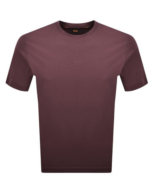 Boss Purple Boss Tchup T Shirt for men