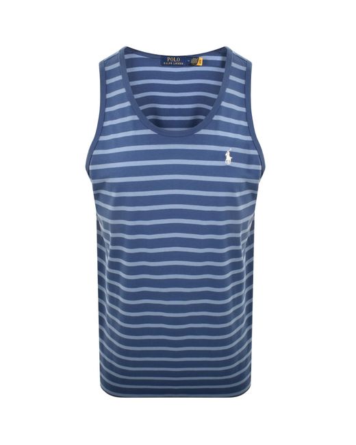 Ralph Lauren Blue Stripe Vest for men