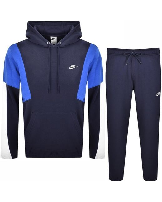 Nike Blue Club Gx Hooded Tracksuit for men