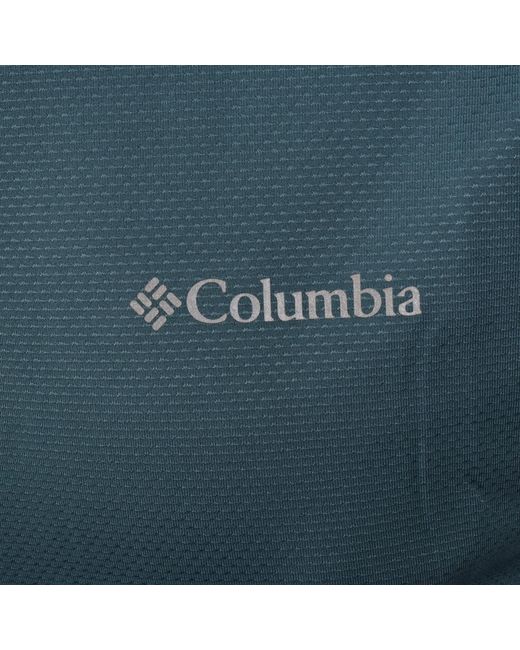Columbia Blue Three Pitch Crew Neck T Shirt for men