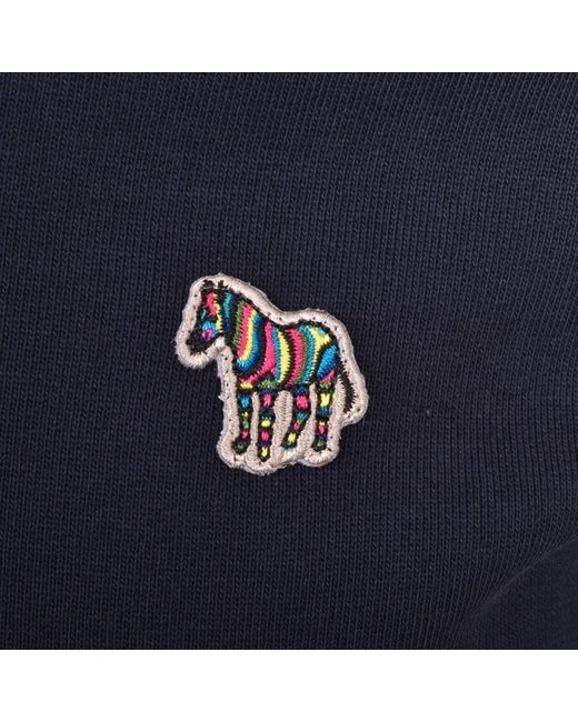 Paul Smith Blue Half Zip Sweatshirt for men