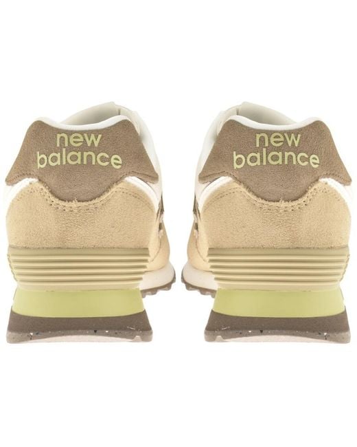 New Balance 574 Trainers in White for Men Lyst