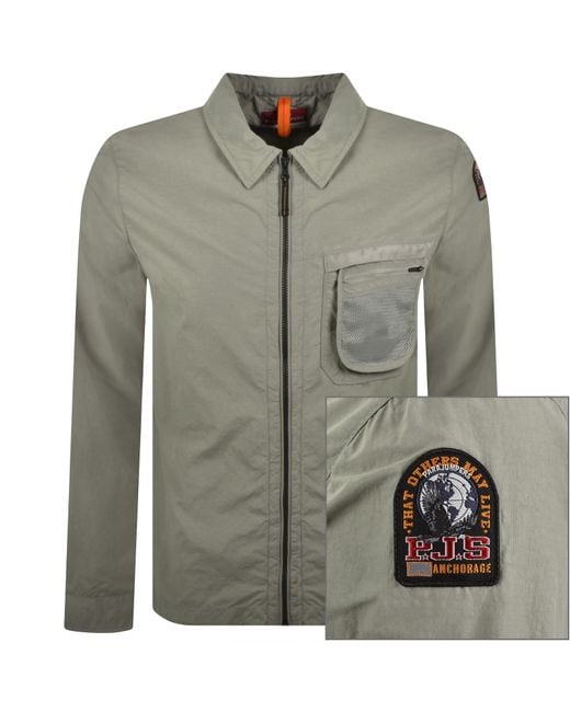 Parajumpers Green Wymond Overshirt for men