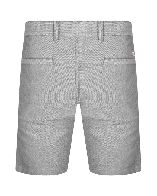 Boss Gray Boss Chino Slim Shorts for men