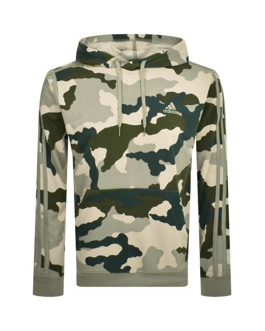 Adidas Green Camo Hoodie for men