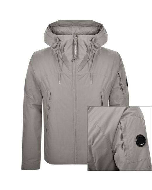 C P Company Gray Cp Company Pro-Tek Hooded Jacket for men