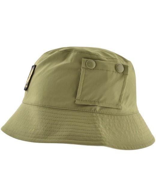 Belstaff Green Castmaster Bucket Hat for men