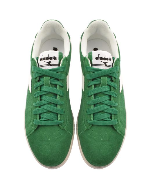 Diadora Green Game L Low Suede Trainers for men