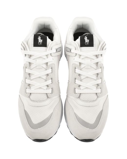 Ralph Lauren White Train 89 Trainers Off for men